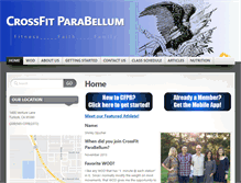 Tablet Screenshot of crossfitparabellum.com